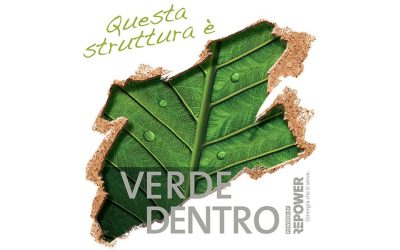 Certificazione provenienza energetica REPOWER: siamo una struttura verde dentro!